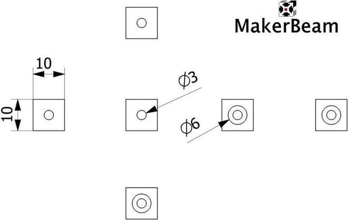 Produktbild MakerBeam Corner Cubes (Diverse, Makerbeam Projekte, Baukit)