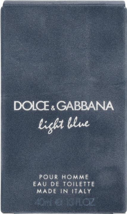 Actual product image Dolce & Gabbana Light Blue Pour Homme (Eau de toilette, 40 ml)
