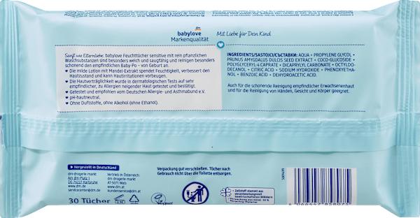 Actual product image dm babylove Sensitive (30 Piece)
