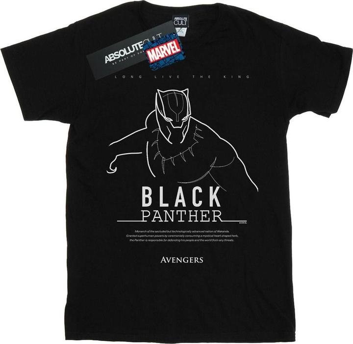 Black Panther Long Live The King TShirt (4XL)