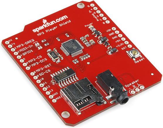 Actual product image SparkFun MP3 Player Shield (Shield)