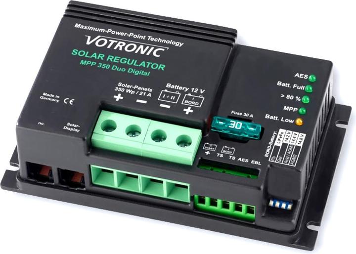 Votronic 1720 MPP 350 Duo Digital 21A 12V MPPT Solar-Laderegler für zwei Batterien