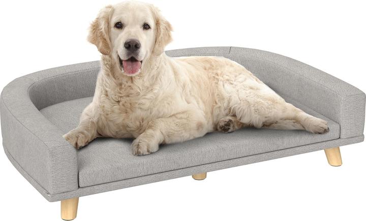 Produktbild PawHut Hundebett Polyester, MDF Grau (Hund)