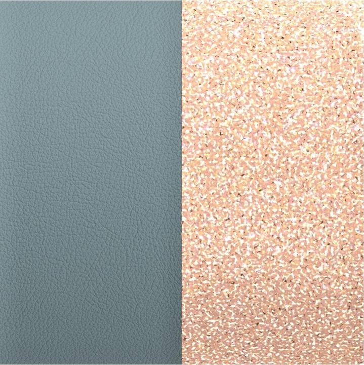 Les Georgettes Bleu pastel / Rose pailleté (2.50 cm, Leder)