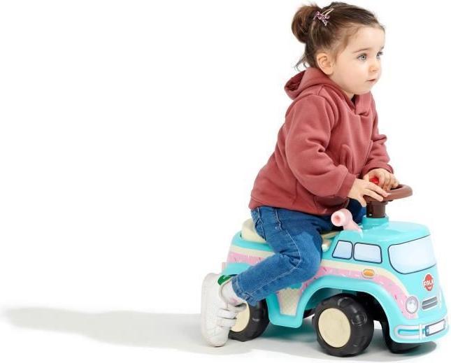Productafbeelding Falk Loopauto Ijscoman Loopwagen Mini Van met accessoires 1-3 jaar (2009947)