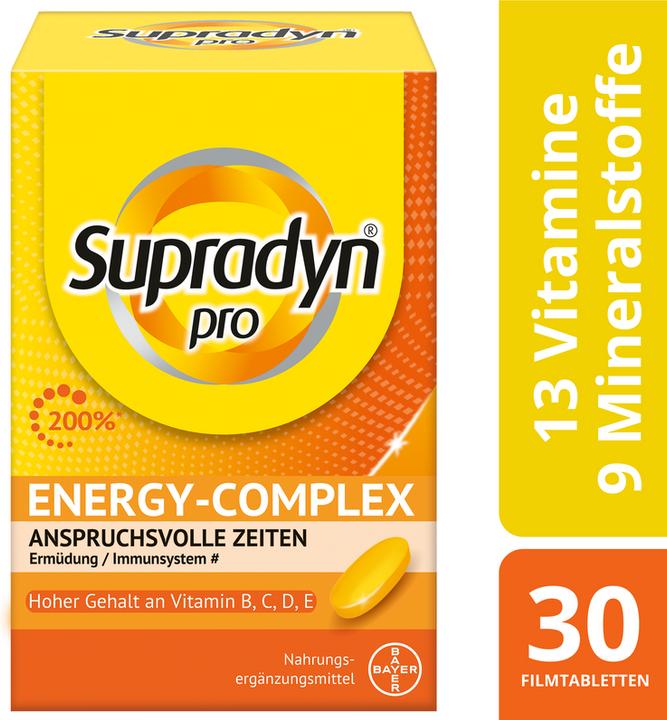 Image du produit Supradyn pro pro energy-complex (30 pièce(s), Cachets, 69 g)