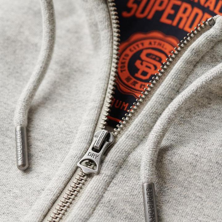 Actual product image Superdry Sweatjacke Casual Figurbetont Essential Logo Zip Hoodie (S)