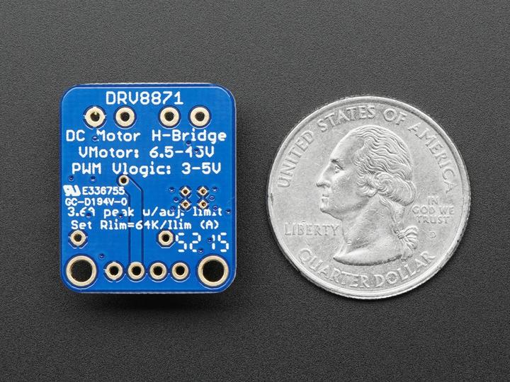 Actual product image Adafruit DRV8871 DC Motor Driver Breakout Board (Various)