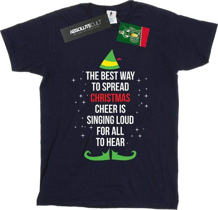 Elf Christmas Cheer Text TShirt (XXL)
