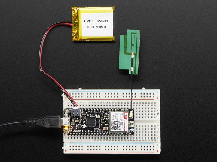 Actual product image Adafruit Feather 32u4 Fona (Various)