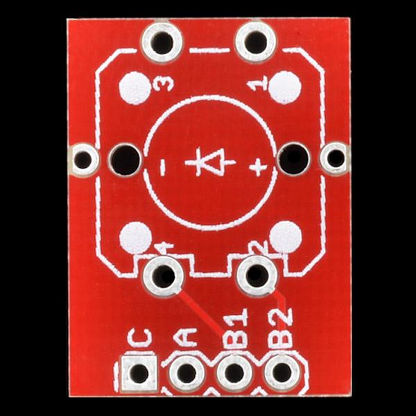 Actual product image SparkFun LED Tactile Button Breakout (Switch)