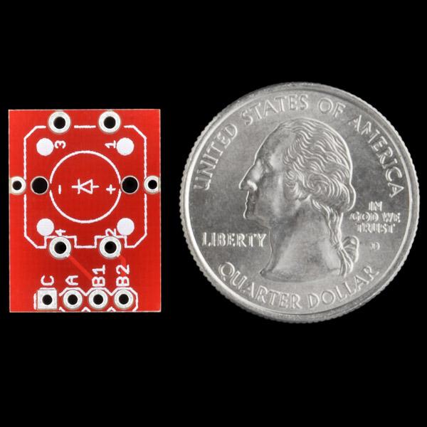 Actual product image SparkFun LED Tactile Button Breakout (Switch)