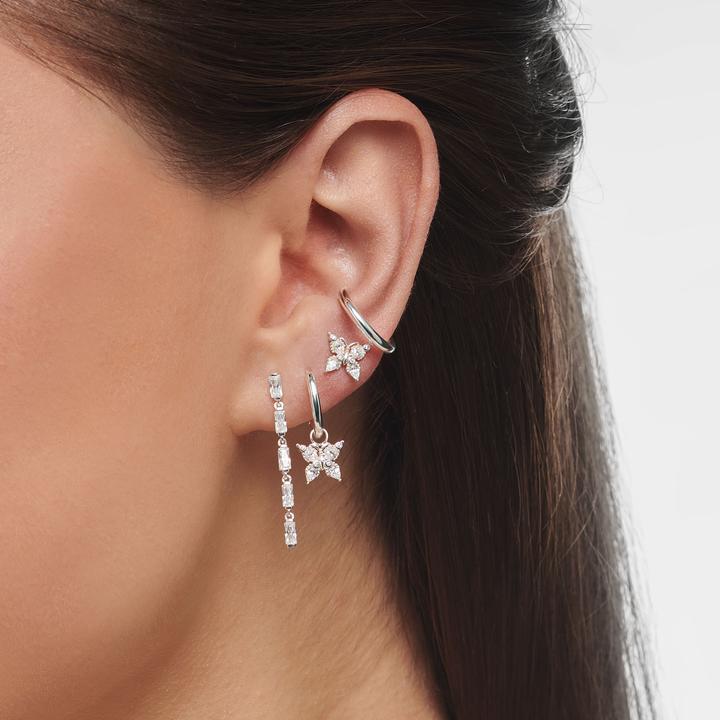 Immagine prodotto Thomas Sabo Orecchini singoli farfalla con pietre bianche (Argento 925)