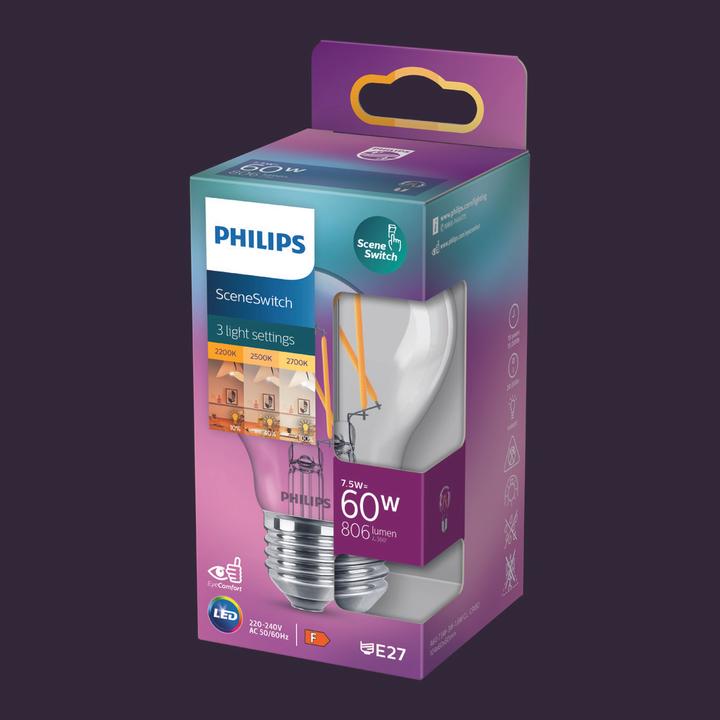 Image du produit Philips Professional LED SceneSwitch (E27, 7.50 W, 806 lm, 1 x, F)