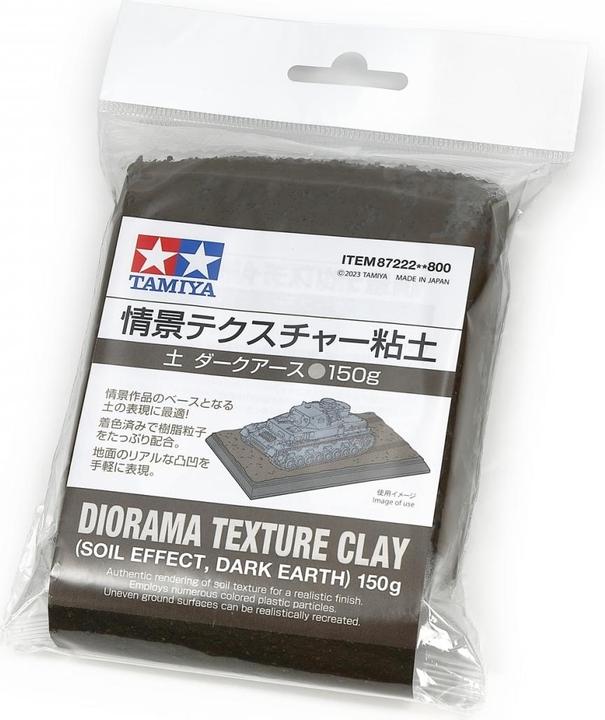 Tamiya Enduit de lissage. terre/argile foncée 150g Dio.