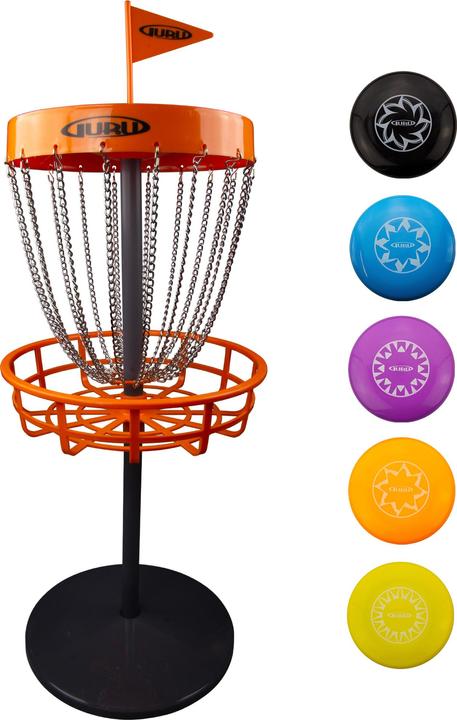 Actual product image Schildkröt Guru Disc Golf Mini Basket Set