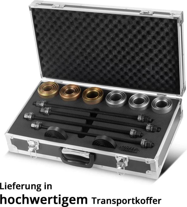 Actual product image Stahlwerk Buchsenlager-Abzieher 27-teilig Silentlager-Werkzeug Radlager-Abzieher