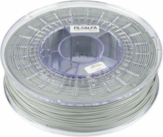 Actual product image Filoalfa PLA filament 700gr Grey (PLA, 1.75 mm, 700 g, Grey)