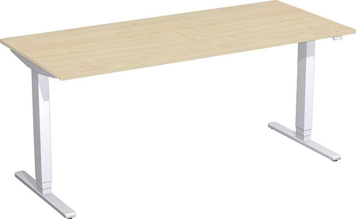 Produktbild Geramöbel Elektro-Hubtisch 180x80x65-125cm Ahorn/Silber