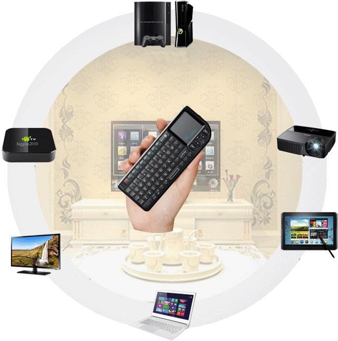 Produktbild Rii Ultra Mini Keyboard (DE, Kabellos)