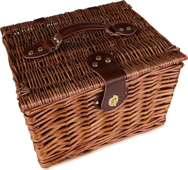Actual product image Accentra SECRET GARDEN gift set in wicker picnic basket, incl. 300ml shower gel, 300ml bubble bath, 390g bath (Hair care set)
