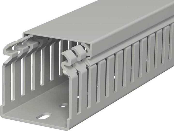 Immagine prodotto OBO Bettermann Canalina di cablaggio 50x50x2000, PVC, 6178314 (200 cm)