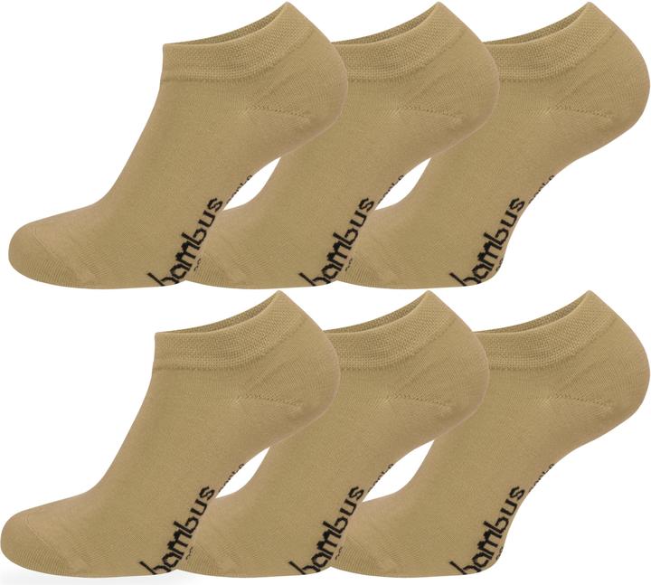 Produktbild Normani 6 Paar Bambus-Gesundheitssocken Sneakers (6er Pack, 47 - 50)