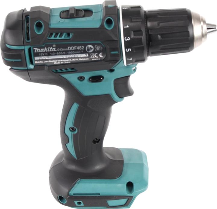 Produktbild Makita DDF 482 SF1J-R Akku Bohrschrauber 18V 62Nm + 1x Akku 3,0 Ah + Ladegerät + RHINO (Akkubetrieb)