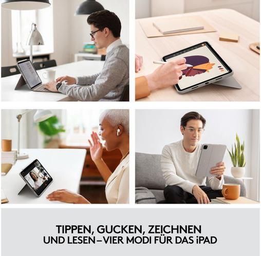 Produktbild Logitech Combo Touch (CH, iPad Pro 11 2020 (2. Gen), iPad Pro 11 2022 (4. Gen), iPad Pro 11 2018 (1. Gen), iPad Pro 11 2021 (3. Gen))