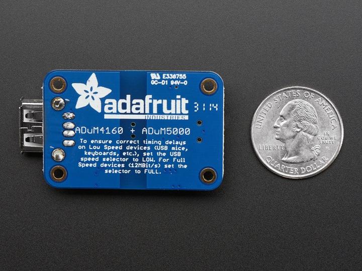 Image du produit Adafruit Isolateur USB 100mA Isolated Low/Full Speed USB (Divers)