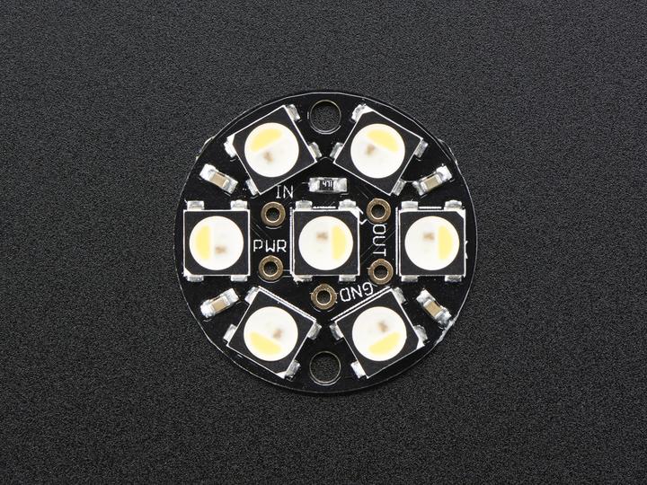 Image du produit Adafruit NeoPixel Jewel Blanc chaud 3000K