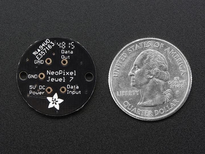 Image du produit Adafruit NeoPixel Jewel Blanc chaud 3000K