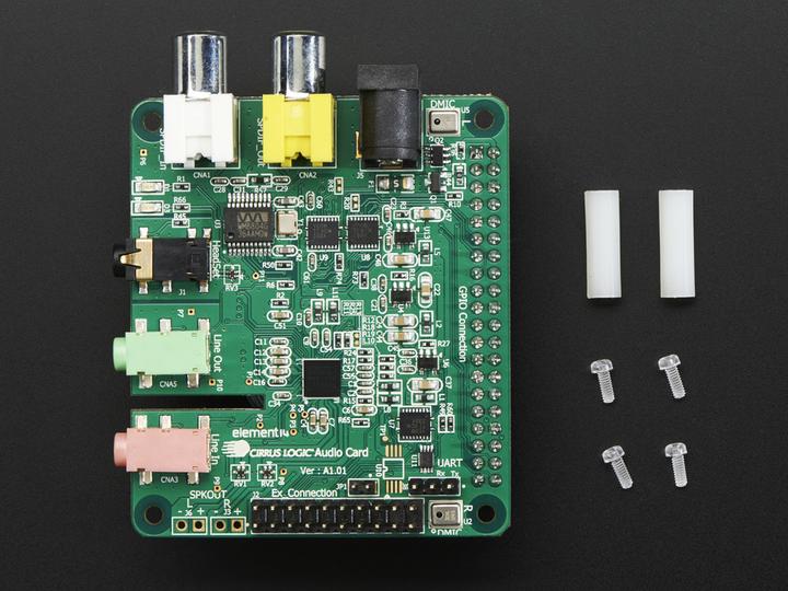 Actual product image Cirrus Logic Raspberry Pi Audio Card
