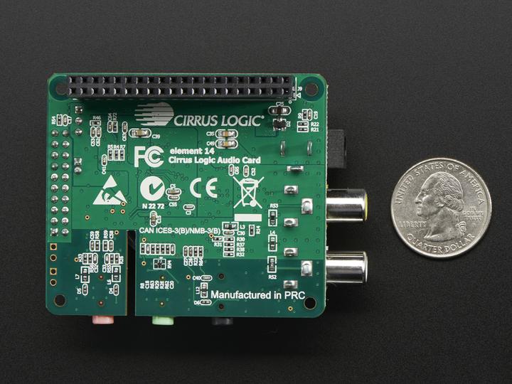 Actual product image Cirrus Logic Raspberry Pi Audio Card
