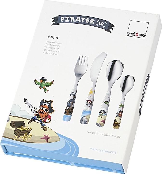 Produktbild Profino Kinderbesteck 'Pirat' 4-teilig