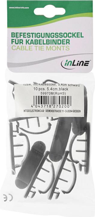 Produktbild InLine 10er Pack Kabelmanager