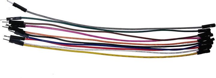 Play-Zone Jumperkabel 10 Stk. M/F 20CM 22AWG