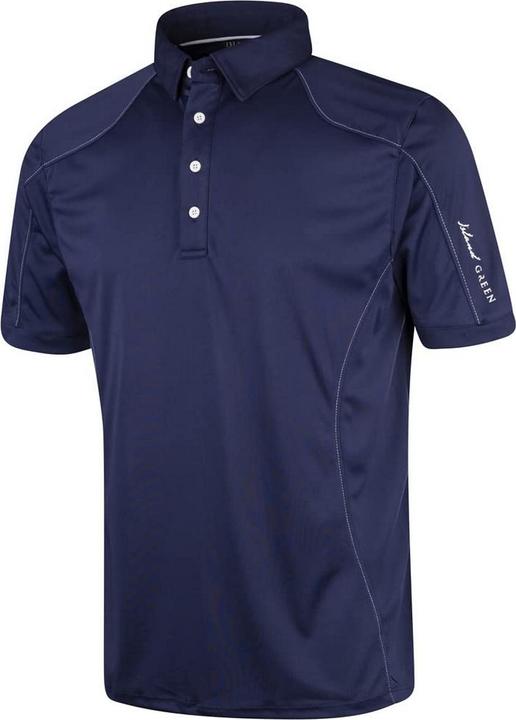 Island Green Poloshirt Abgesteppt Emblem