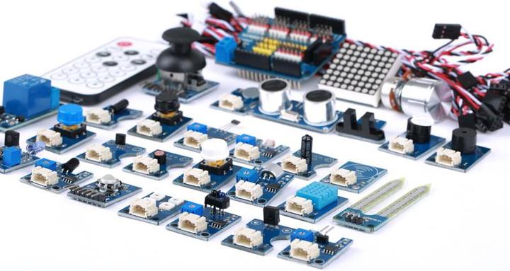 Produktbild YFRobot Modul-Kit mit 32 Modulen inkl. Arduino Expansion-Shield (Shield)