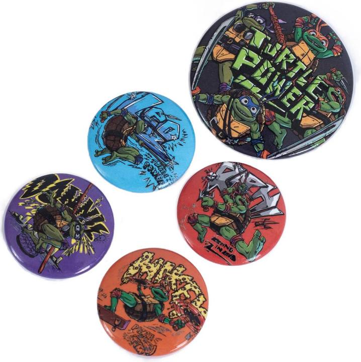 Actual product image Teenage Mutant NT Button Badge Set