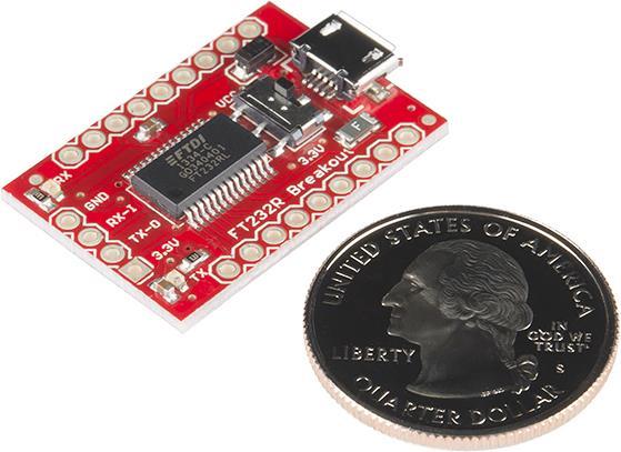 Actual product image SparkFun Breakout Board FT232RL USB to Serial (Dock)