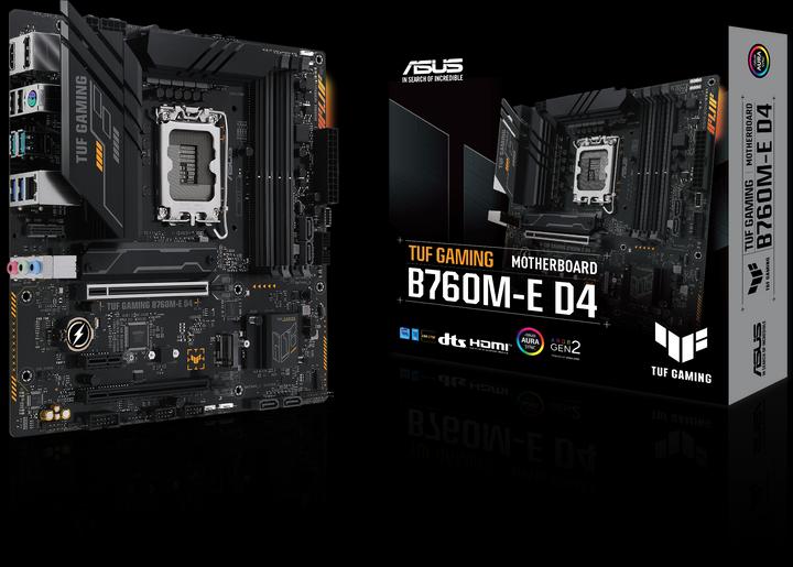 Produktbild ASUS TUF GAMING B760M-E D4 (LGA 1700, Intel B760, mATX)