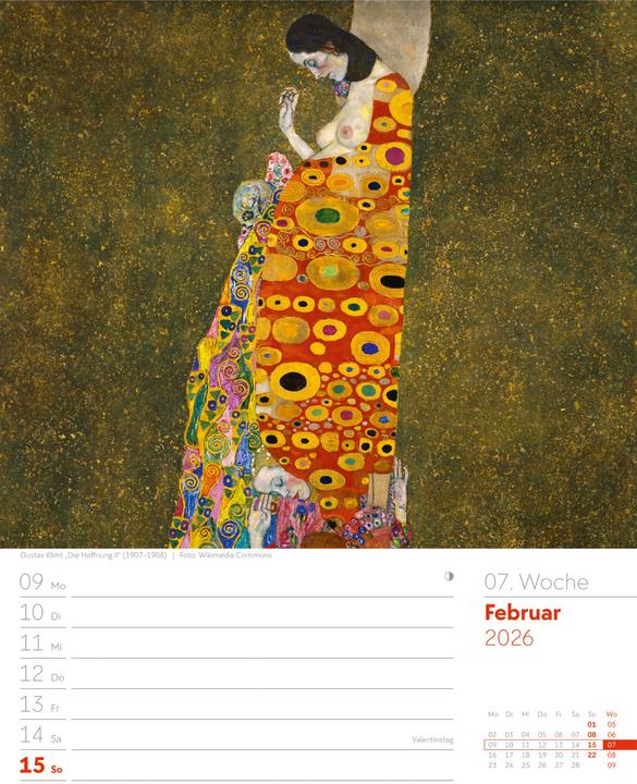 Immagine prodotto Kunstwelt - Impressionismus und Klassische Moderne - Wochenplaner Kalender 2026 (25 x 33 cm, Copertina rigida, Tedesco)