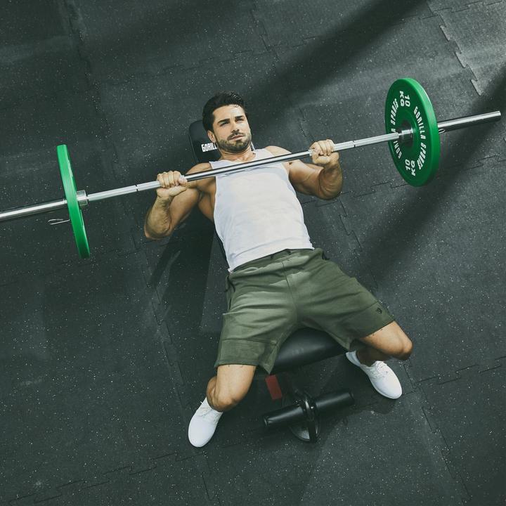 Produktbild Gorilla Sports Verstellbare Hantelbank