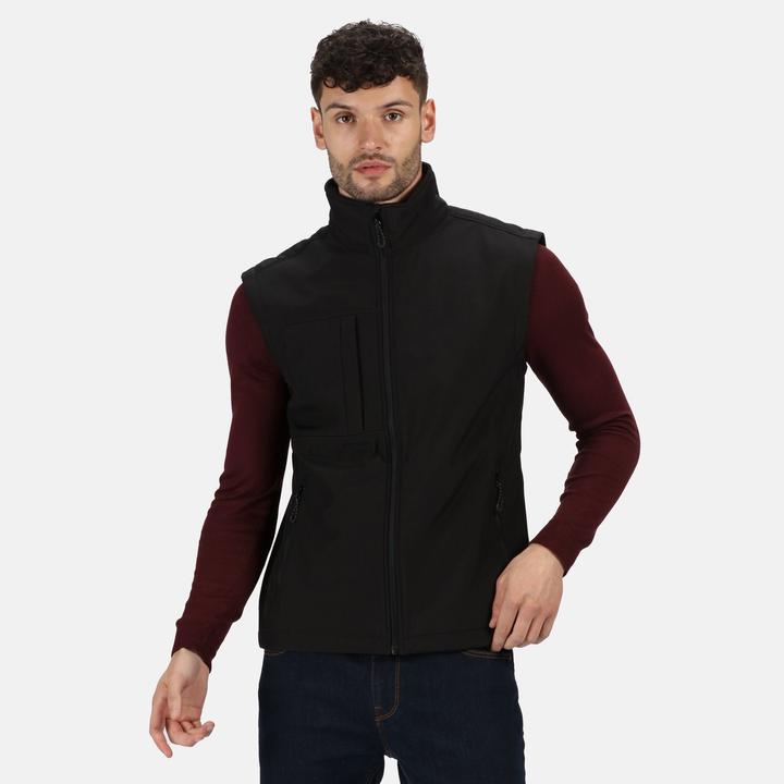 Actual product image Regatta Octagon three-layer printable softshell waistcoat (L)