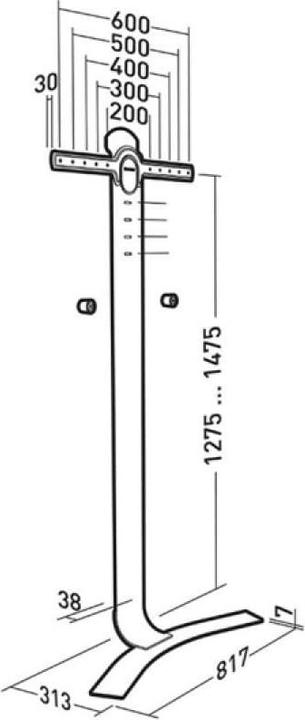 Image du produit Erard Standit 600 (Sol, 75", 45 kg)