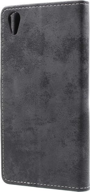 Actual product image MU Classic Vintage look leather book cover (Xperia XA1 Plus)