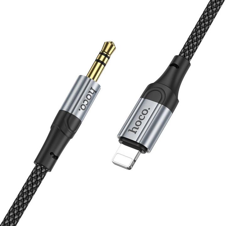 Image du produit Hoco Cable cable AUX Lightning (male) to Jack 3,5 mm (male) UPA26 1 m black