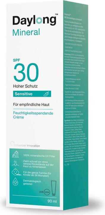 Produktbild Daylong Sensitive Mineral Creme (Sonnencreme, SPF 30, 90 ml, 129 g)