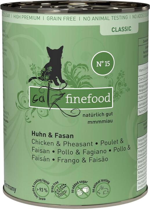 Catz Finefood No.15 Huhn & Fasan (Adult, 6 Stk., 400 g)